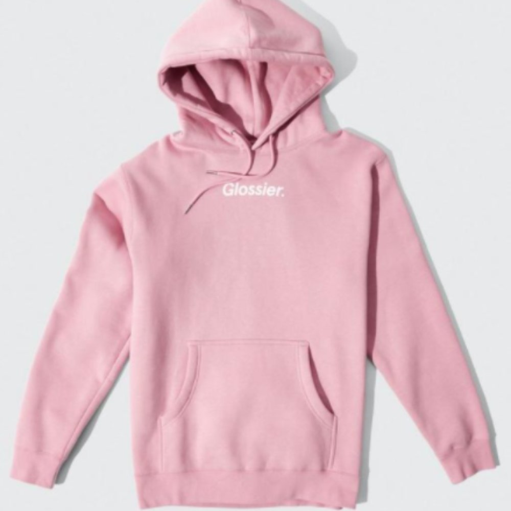 Glossier Pink Sweatshirt Size Small